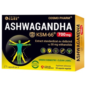 Ashwaganda KSM-66, 700 mg, 30 capsule, Cosmopharm
