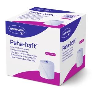 Bandaj de fixare elastic autoadeziv Peha-haft, 8cm x 20m, Hartmann