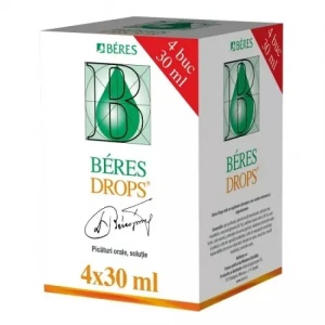 Beres Drops Plus picături orale soluţie, 4 x 30 ml, Beres Pharmaceuticals Co