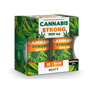 Cannabis Strong, 1000 mg, 30 + 30 capsule moi, Dietmed