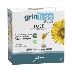 Comprimate pentru tuse Grintuss, 20 tablete, Aboca
