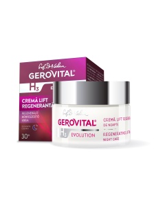 Crema lift regeneranta de noapte 30+ H3 Evolution, 50 ml, Gerovital