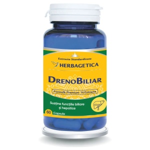 Drenobiliar, 60 capsule, Herbagetica