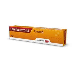 Fenilbutazona Atb crema, 40 mg/g, 40 g, Antibiotice Iasi