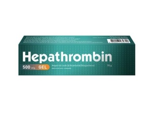 Hepathrombin gel, 500 UI/ g, 75 g, Hemofarm