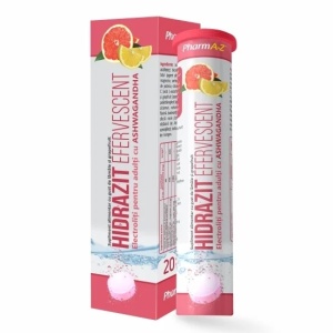 Hidrazit Electroliți Adulți cu Ashwagandha, 20 comprimate efervescente, PharmA-Z