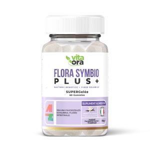 Jeleuri cu aroma de vanilie Flora Symbio Plus, 60 bucati, Vita Ora