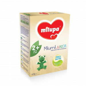 Lapte pentru copii de varsta mica de la 2 ani Milumil Junior 2+, 600g, Milupa