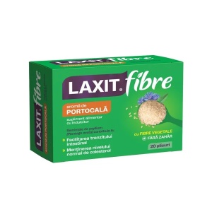 Laxit Fibre cu aroma de portocale, 20 plicuri, Fiterman Pharma