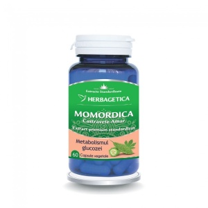 Momordica cu extract de castravete amar, 60 capsule, Herbagetica