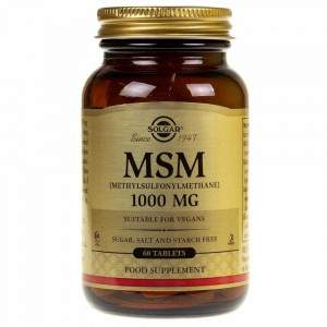 MSM, 1000 mg, 60 tablete, Solgar