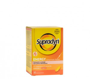 Multivitamine si minerale Supradyn Energy cu Coenzima Q10, 30 comprimate, Bayer