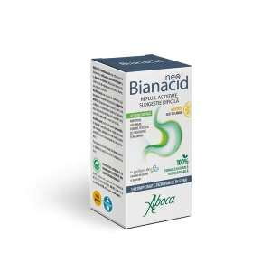 NeoBianacid pentru aciditate si reflux cu gust de lamaie, 14 comprimate, Aboca
