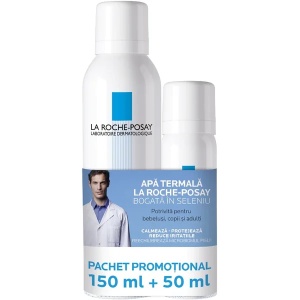 Pachet Apa termala cu efect de calmare si protejare, 150 ml + 50 ml, La Roche-Posay