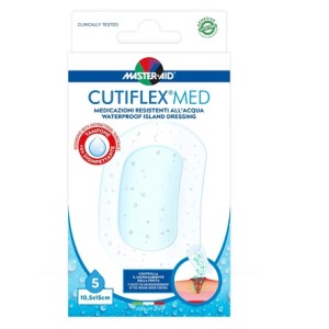 Pansament Cutiflex Med Master-Aid, 10.5 x 15 cm, 5 bucati, Pietrasanta Pharma