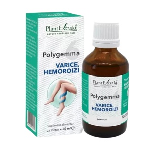 Polygemma 6 Varice si hemoroizi, 50ml, PlantExtrakt