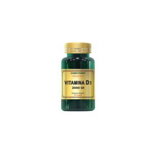 Premium Vitamina D3 2000 UI, 60 capsule, Cosmopharm
