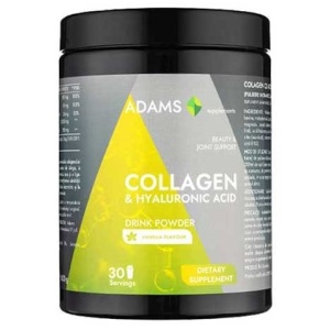 Pudra instant cu aroma de vanilie Collagen HA Active Line, 600 g, Adams