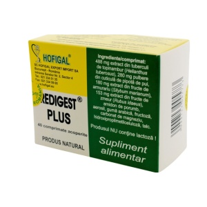 Redigest Plus, 40 comprimate, Hofigal