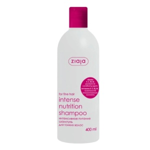Sampon hranitor cu vitamine pentru par fragil, 400 ml, Ziaja