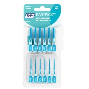 Scobitori interdentare Easy Pick Blister M/L, 36 bucati, TePe