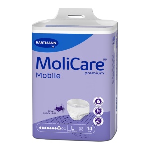 Scutece tip Chilot MoliCare® Premium Mobile 8 picaturi, 14 bucati, Hartmann