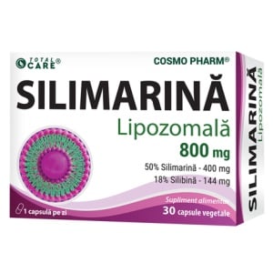 Silimarina Lipozomala, 800 mg, 30 capsule, CosmoPharm