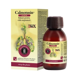 Sirop din extracte de plante si vitamina C Calmotusin Dbtix, 100 ml, Dacia Plant