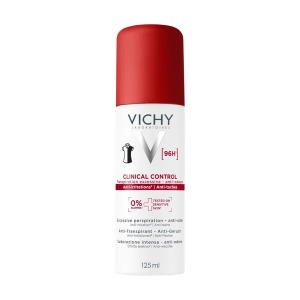 Spray antiperspirant pentru femei impotriva mirosurilor neplacute Clinical Control 96H, 125 ml, Vichy