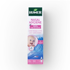 Spray nazal cu apa de mare pentru copii, 150 ml, Humer