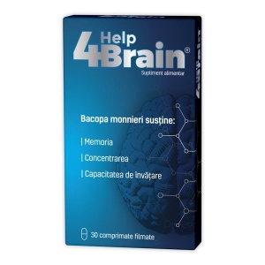 Supliment alimentar pentru memorie si concentrare Help 4 Brain, 30 comprimate, Zdrovit