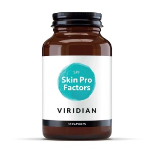 Suport intern antioxidant pentru piele SPF Skin, 30 capsule, Viridian