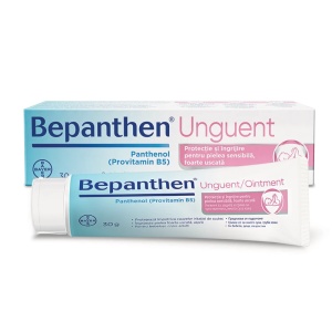 Unguent pentru iritatiile de scutec cu 5% Panthenol Bepanthen, 30g, Bayer