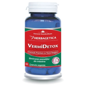Vermidetox, 60 capsule, Herbagetica