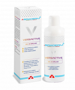 Versiactive Gel de spalare pentru corp si scalp x 200 ml, Braderm