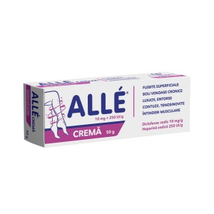 Alle crema ,10 mg + 250 UI/ g , 50 grame , Fiterman