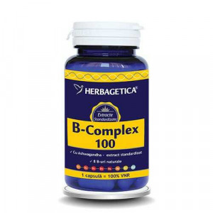 B-Complex 100, 60 capsule, Herbagetica