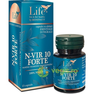Capsule cu uleiuri esentiale N-Vir 10 Forte Life, 15 capsule, Bionovativ