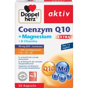 Coenzima Q10 Extra 90 mg + Magneziu + B1 + B5 + B6, 30 capsule, Doppelherz