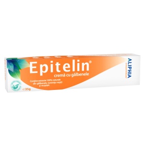 Crema cu galbenele, luminita noptii si musetel Epitelin Aliphia, 40 g, Exhelios