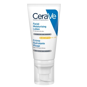 Crema hidratanta de fata cu protectie solara SPF 30 pentru ten normal si uscat, 52 ml, CeraVe