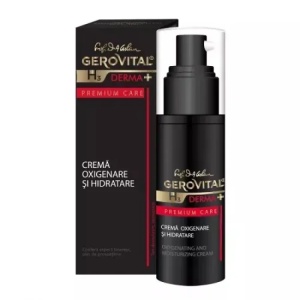 Crema oxigenare si hidratare H3 Derma+ Premium Care, 30ml, Gerovital
