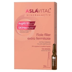 Fiole filler extra fermitate Mineralactiv, 10 fiole x2 ml, Aslavital