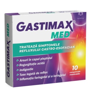 Gastimax med, 10 comprimate masticabile, Fiterman