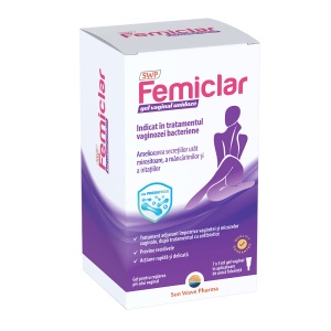 Gel vaginal Femiclar, 7 unidoze x 5 ml, Sun Wave Pharma