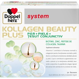 Kollagen System Beauty Plus, 30 flacoane, Doppelherz