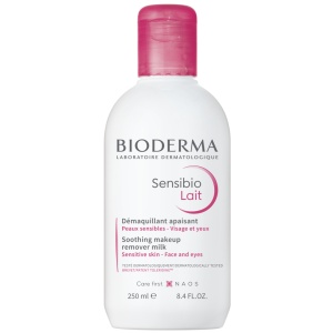 Lapte demachiant pentru piele sensibila Sensibio, 250 ml, Bioderma