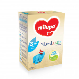Lapte praf Milumil Junior 3+, incepand de la 3 ani, 600g, Milupa