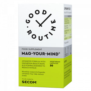 Magneziu bisglicinat Mag Your Mind Good Routine, 30 capsule, Secom