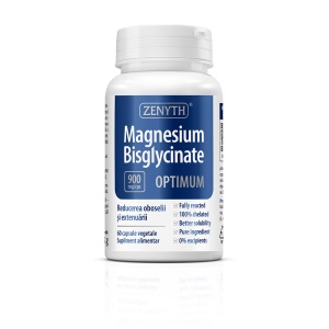 Magneziu Bisglicinat Optimum, 60 capsule, Zenyth